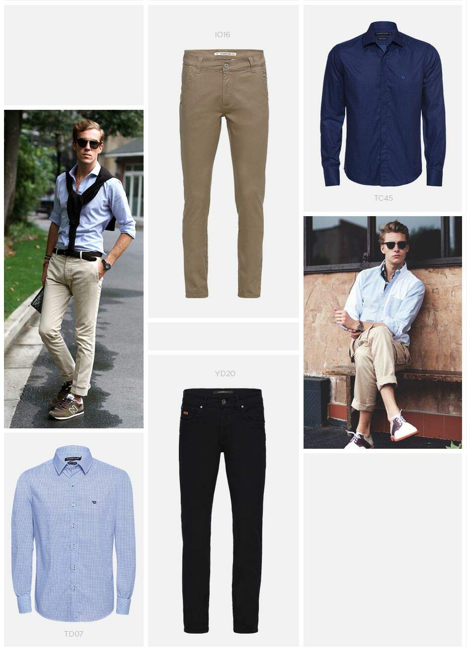 Looks estilo preppy masculino