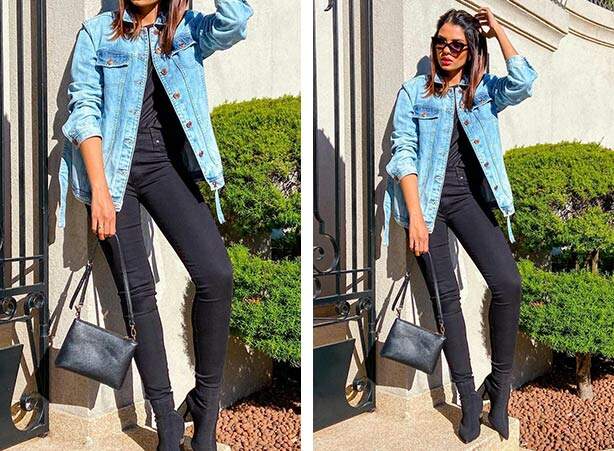 Looks com jaqueta jeans: Dicas para usar dias do
