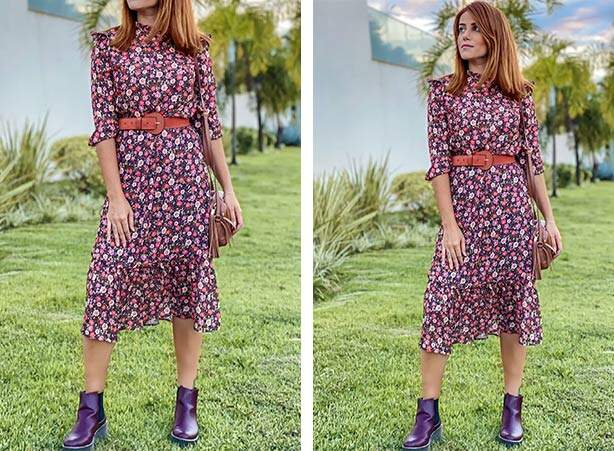 Breezy dress em estampa floral