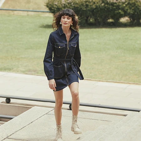 22 inspirações para usar vestido com bota cano curto