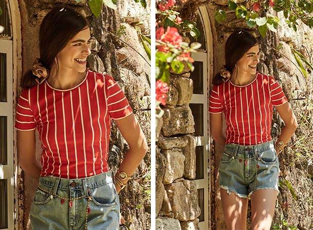 Looks com camiseta vermelha feminina