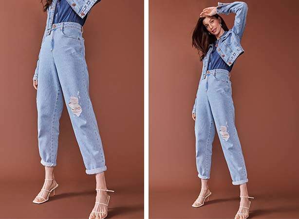 Nova coleção feminina de calças jeans já se encontra disponível