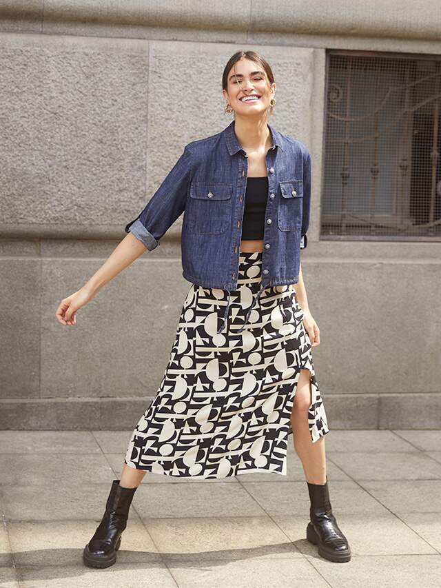 Camisa jeans: do trabalho à balada