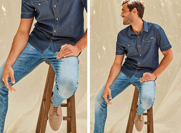 Como usar calça jeans clara masculina em diversas ocasiões - Blog Damyller
