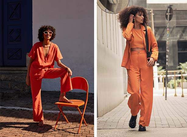 Looks com cores para trabalhar