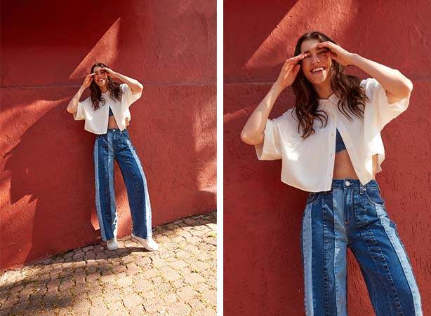 Looks com saia jeans midi: 13 opções para se inspirar - Blog Damyller