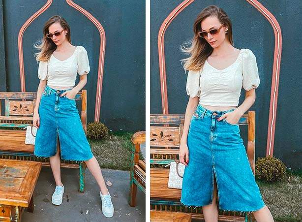 Looks femininos com comprimento midi