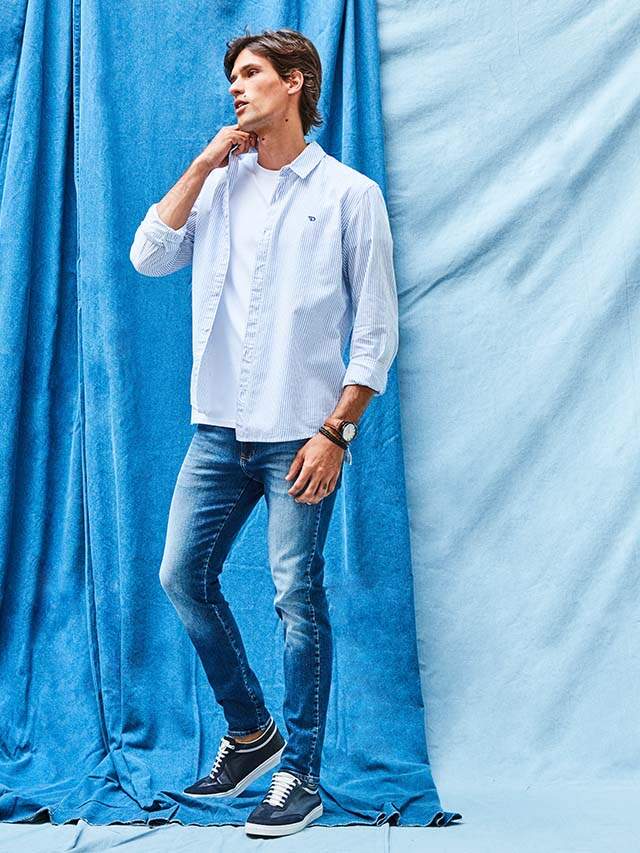 Como usar camisa social com calça jeans masculina