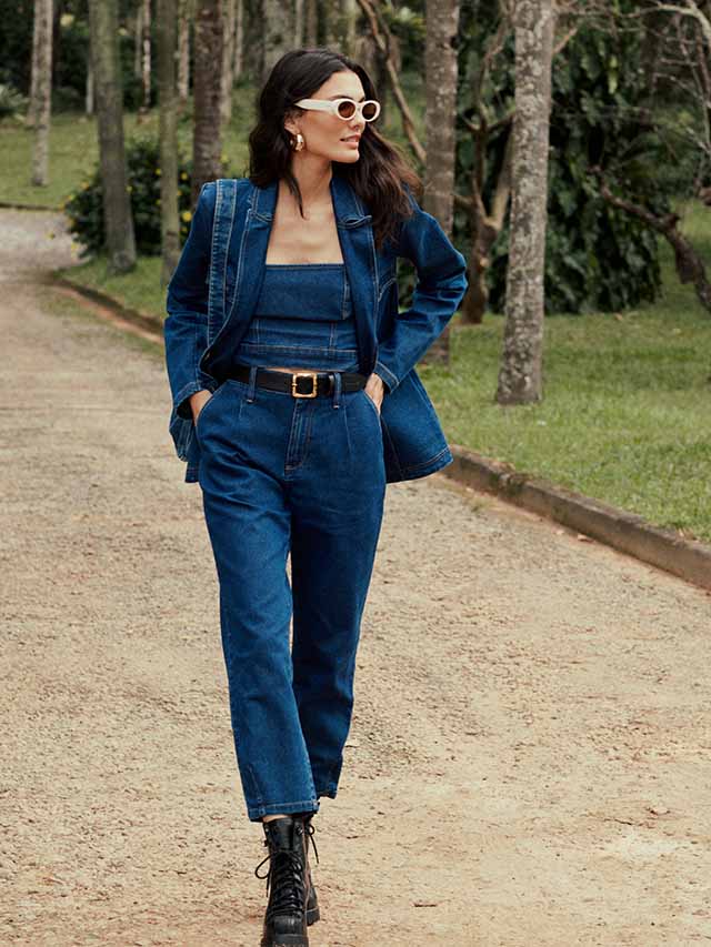 Tendência: look monocromático