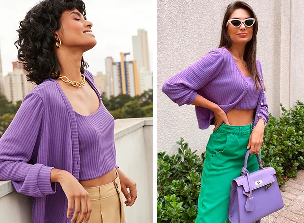 Looks com cardigan colorido