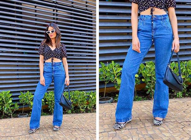 Looks estilosos com calça jeans e sapato em animal print