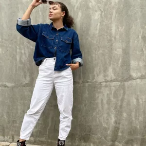 Look com calça branca