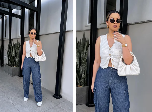 Look streetwear estiloso com calça jeans