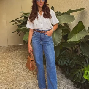 Looks com camisa social feminina