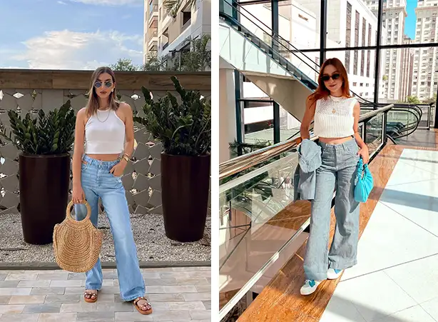 Como compor o look para ir ao shopping com calça jeans