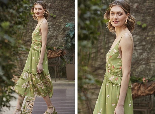 Vestidos de verão em estampa floral