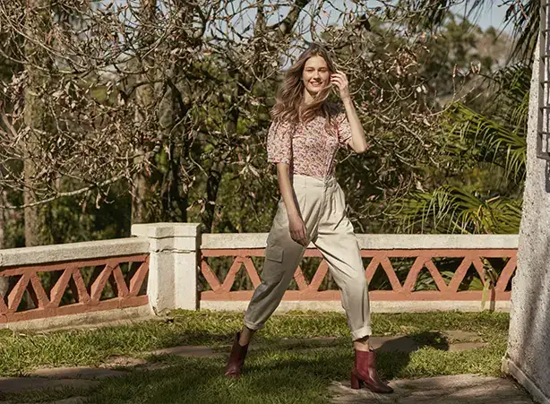 Look feminino com estética boho Look feminino com estética boho