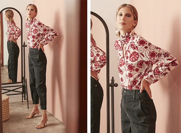 Look boho chic mais arrumado Look boho chic mais arrumado