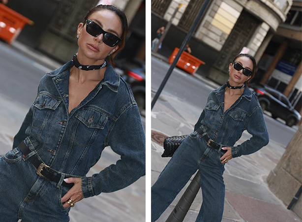 Look feminino all denim Look feminino all denim