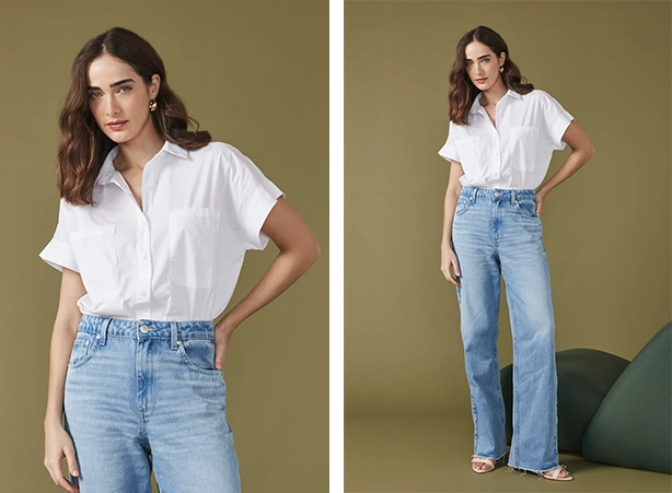 Looks com camisa de manga curta Looks com camisa de manga curta