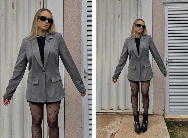 Look rock feminino com um toque glam