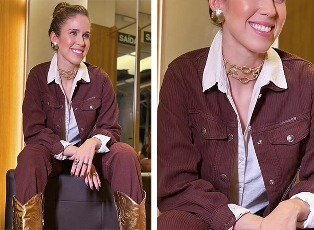 Looks estilosos com conjuntos cotelê Looks estilosos com conjuntos cotelê