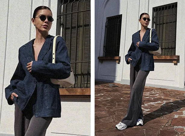 Looks femininos com blazers e pantalonas