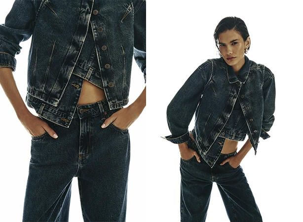 Look feminino em dirty denim Look feminino em dirty denim