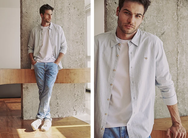 Vibe casual chic com camiseta branca e calça jeans