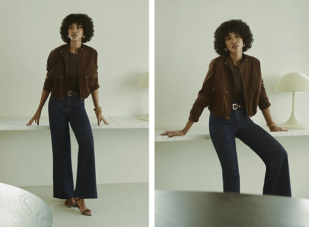 Como posso combinar marrom em um look?