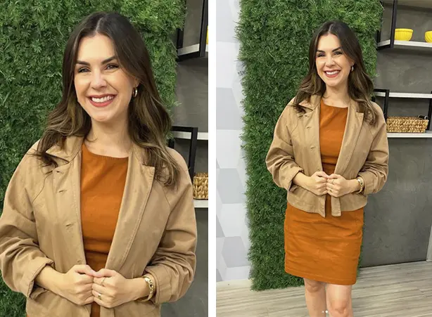 Composições de vestido com casaco Composições de vestido com casaco