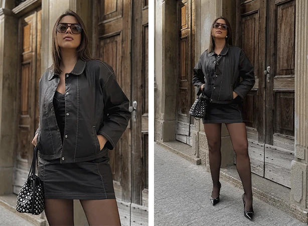 Looks femininos all black Looks femininos all black