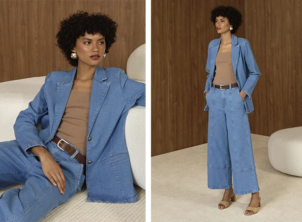 Como usar blazer com calça jeans Como usar blazer com calça jeans