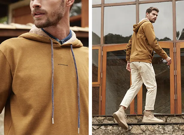 Roupas masculinas estilosas com moletons Roupas masculinas estilosas com moletons