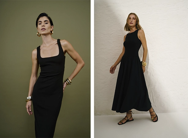 Look com vestido preto