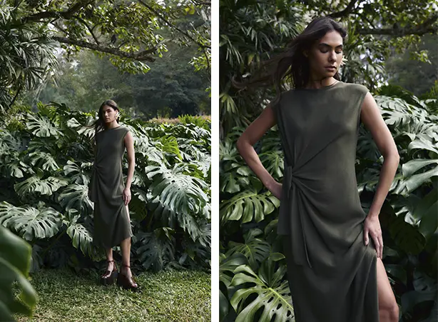 Produções do inverno ao verão de vestido com bota
