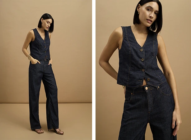 Como montar um look monocromático com jeans