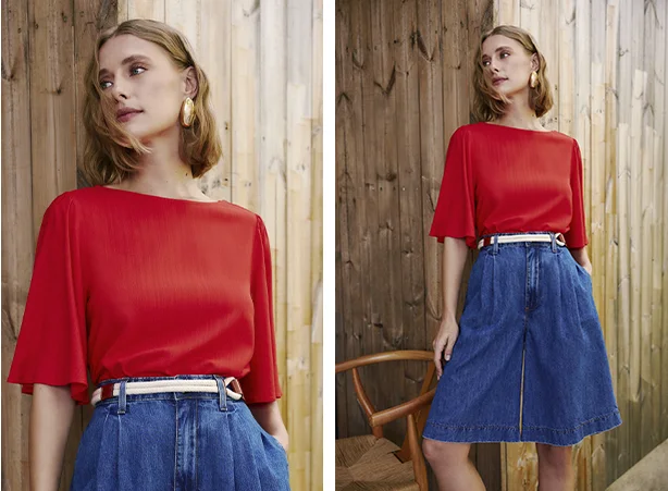 Look feminino com jorts jeans Look feminino com jorts jeans