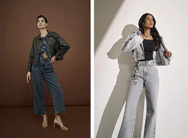 Look feminino em dirty ou denim black delavê