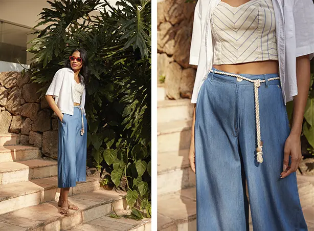Looks com pantacourt jeans