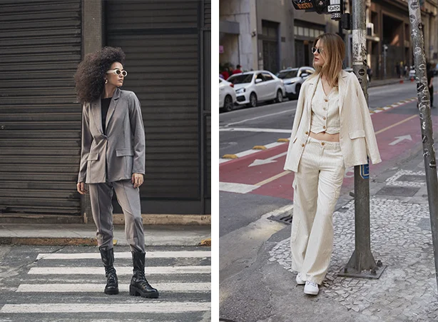 Referências urbanas do street style Referências urbanas do street style