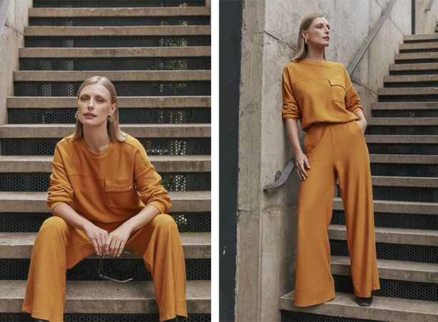 Look monocromático laranja Look monocromático laranja