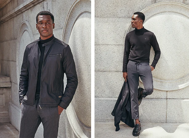 Look all black masculino