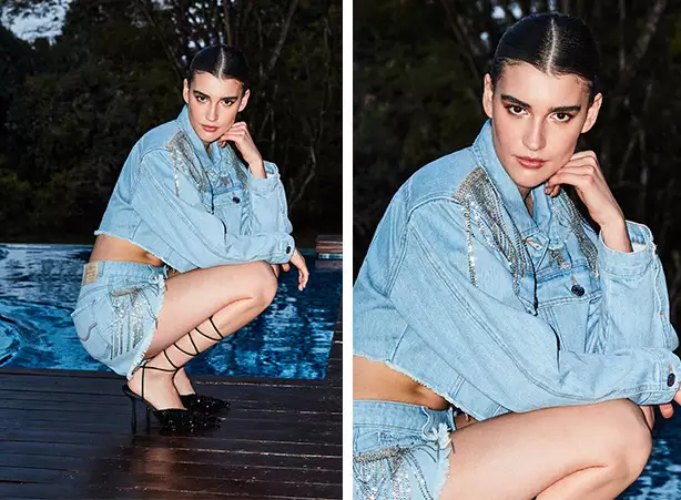 Looks com short jeans para noite Looks com short jeans para noite