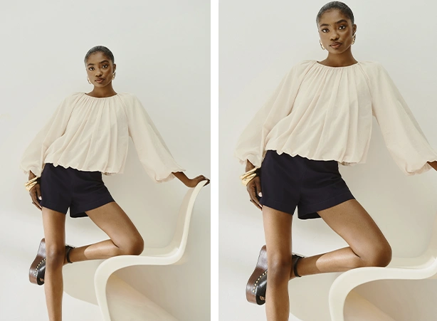 Looks com shorts e blusas femininas da moda Looks com shorts e blusas femininas da moda