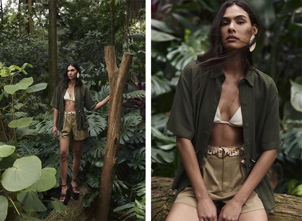 Looks de verão com inspirações militares Looks de verão com inspirações militares