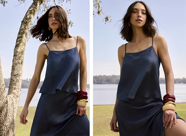 Look para Ano Novo em denim