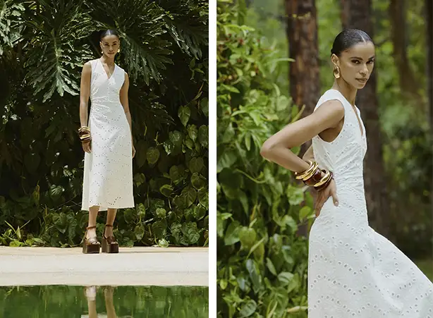 Looks de verão com vestido branco Looks de verão com vestido branco