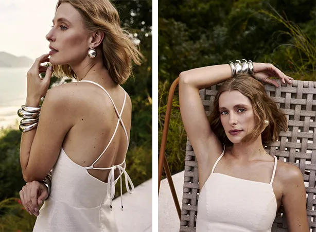 Roupas para réveillon e Natal: vestido branco