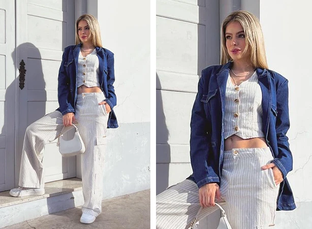 Looks femininos com caimento oversized